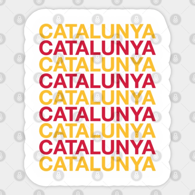 CATALONIA Sticker by eyesblau